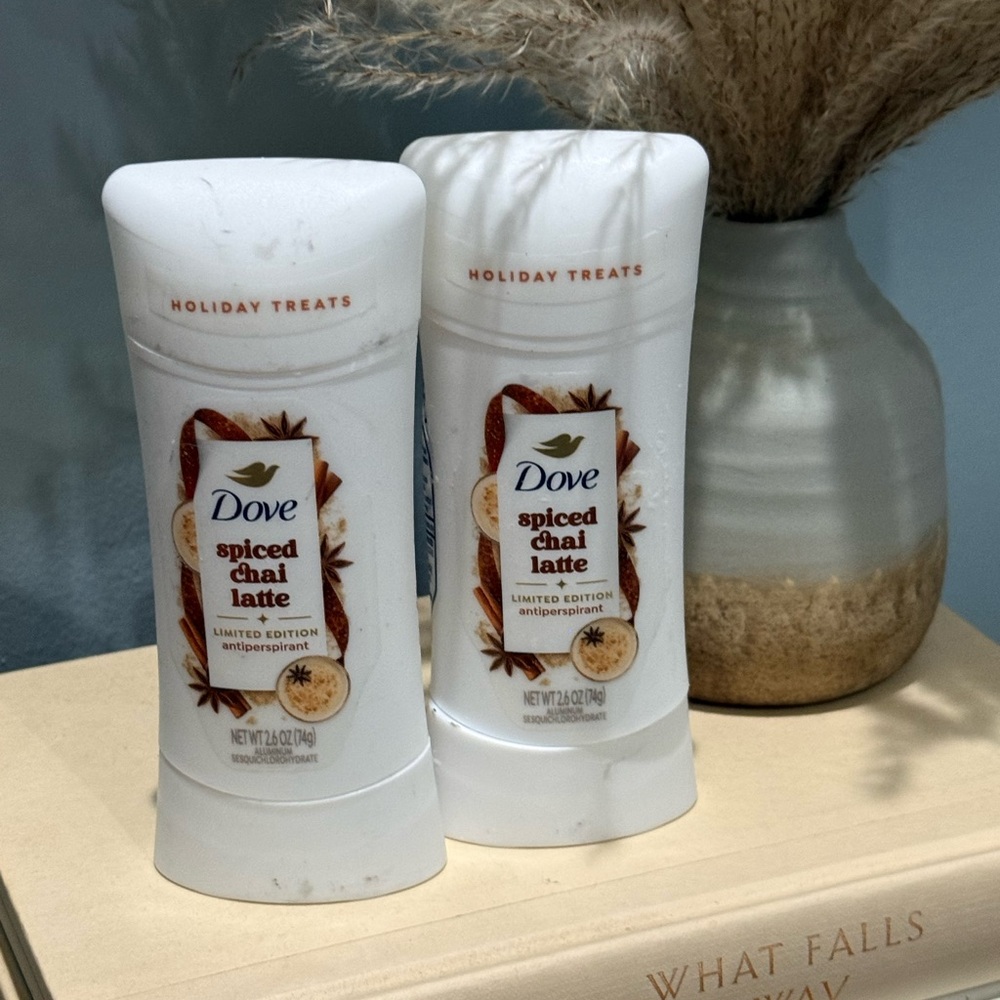Dove 🕊 Spiced Chai Latte Antiperspirant Limited Edition 2 Pack